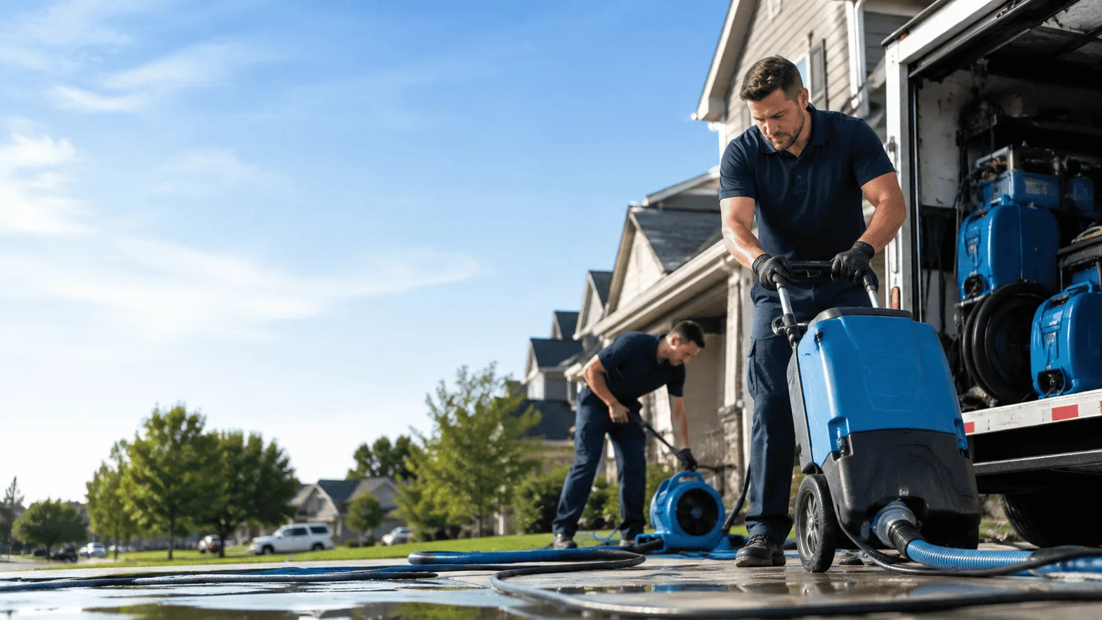 Dehumidification being performed in South Pittsburg, TN